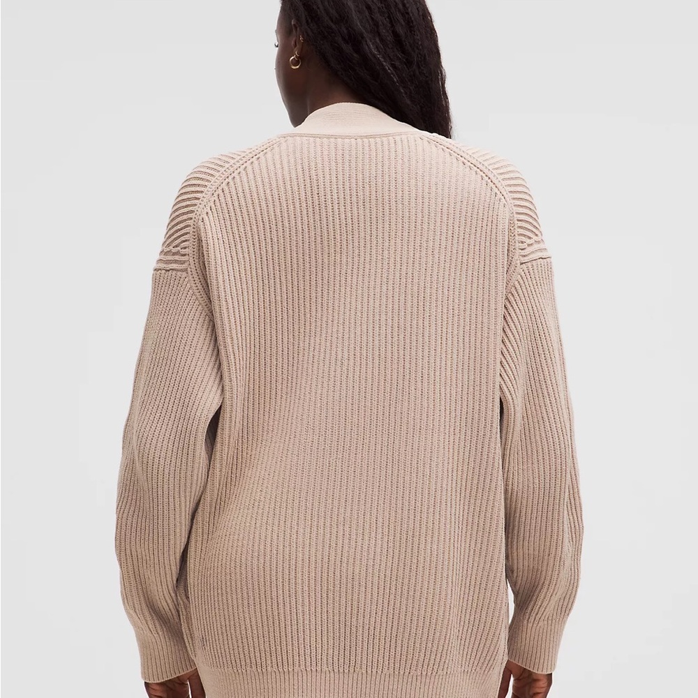 Knit Button-Front Cardigan - Picture 3 of 8